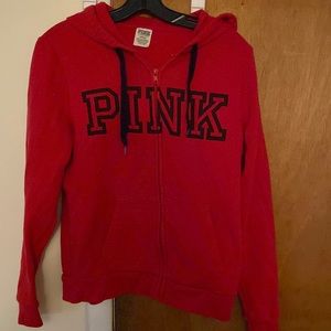 Victoria’s Secret pink zip up hoodie